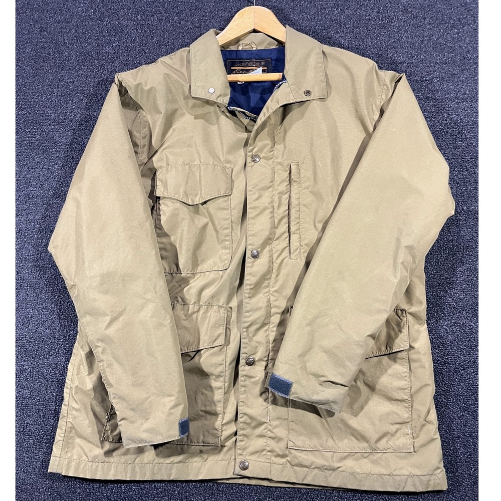 Vintage Eddie Bauer Gore-Tex Field Jacket‎ Tan Expedition Outfitters Size L
